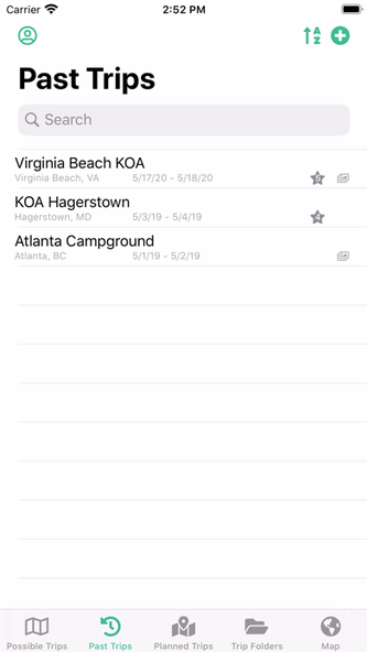 RV Trip Diary Screenshot 1 - AppWisp.com RV Trip Diary Screenshot 1 - AppWisp.com