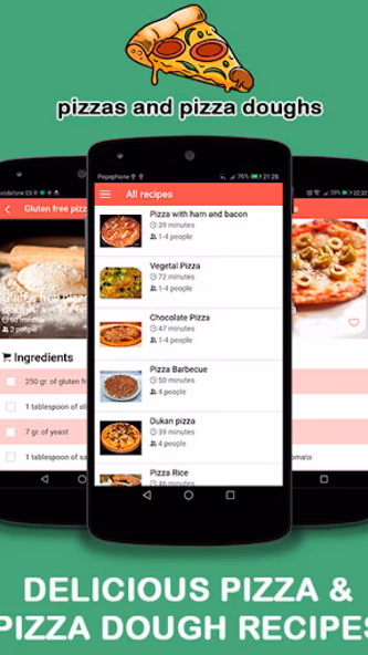 Dough and pizza recipes Screenshot 1 - AppWisp.com Dough and pizza recipes Screenshot 1 - AppWisp.com