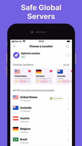 VPN Clean - Secure Fast Proxy Screenshot 2 - AppWisp.com VPN Clean - Secure Fast Proxy Screenshot 2 - AppWisp.com