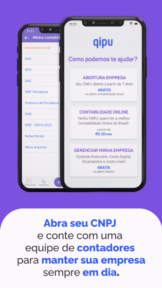 Qipu Contabilidade Abra CNPJ Screenshot 1 - AppWisp.com Qipu Contabilidade Abra CNPJ Screenshot 1 - AppWisp.com