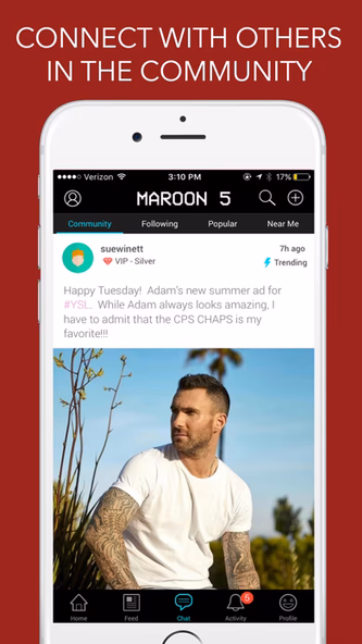 Maroon 5 Community Screenshot 2 - AppWisp.com Maroon 5 Community Screenshot 2 - AppWisp.com
