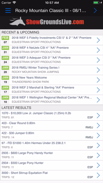 ShowGrounds Screenshot 2 - AppWisp.com ShowGrounds Screenshot 2 - AppWisp.com