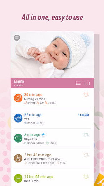 Baby Tracker - Newborn Log Screenshot 1 - AppWisp.com Baby Tracker - Newborn Log Screenshot 1 - AppWisp.com