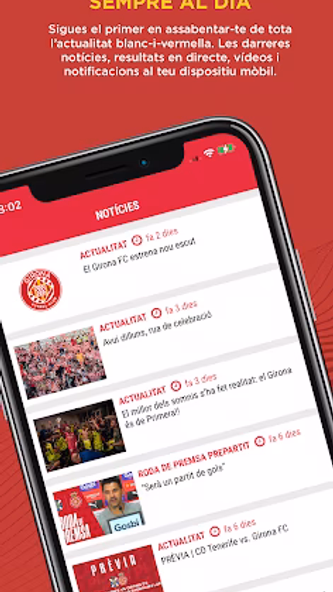 Girona FC Screenshot 2 - AppWisp.com Girona FC Screenshot 2 - AppWisp.com