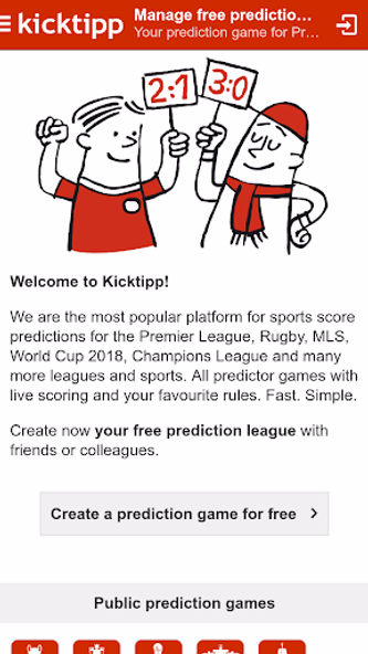 Kicktipp - The predictor game Screenshot 1 - AppWisp.com Kicktipp - The predictor game Screenshot 1 - AppWisp.com