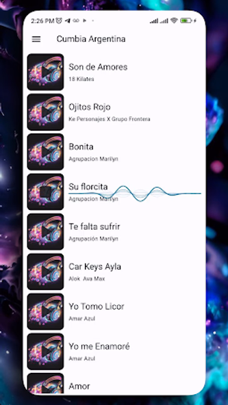 Sounds of Cumbia Argentina Screenshot 3 - AppWisp.com Sounds of Cumbia Argentina Screenshot 3 - AppWisp.com