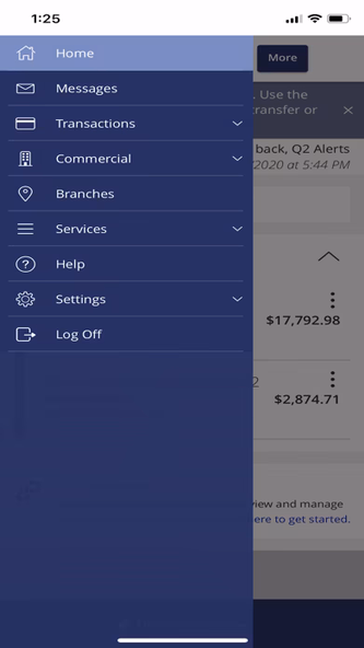 Home Loan State Bank MobilEDGE Screenshot 2 - AppWisp.com Home Loan State Bank MobilEDGE Screenshot 2 - AppWisp.com