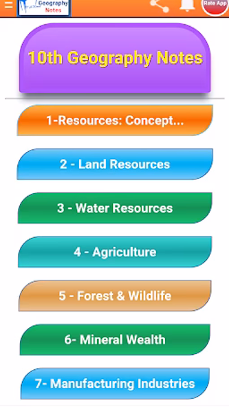 10th Geography Notes Screenshot 1 - AppWisp.com 10th Geography Notes Screenshot 1 - AppWisp.com