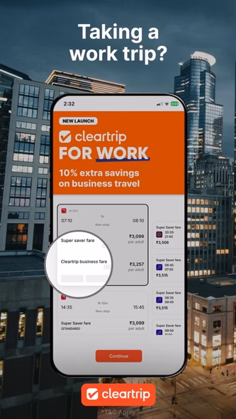 Cleartrip Flights, Hotels, Bus Screenshot 3 - AppWisp.com Cleartrip Flights, Hotels, Bus Screenshot 3 - AppWisp.com