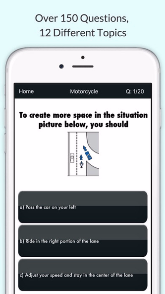 California Motorcycle Test 2017 Practice Questions Screenshot 2 - AppWisp.com California Motorcycle Test 2017 Practice Questions Screenshot 2 - AppWisp.com