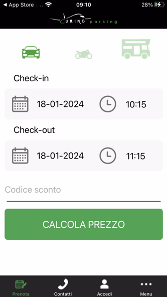 CuminoParking Screenshot 1 - AppWisp.com CuminoParking Screenshot 1 - AppWisp.com