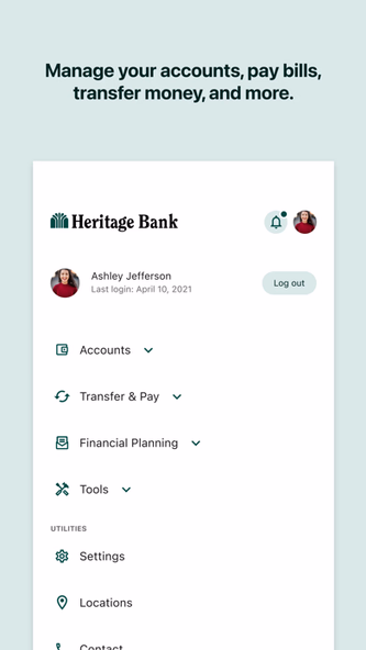 Heritage Bank Digital Screenshot 4 - AppWisp.com Heritage Bank Digital Screenshot 4 - AppWisp.com