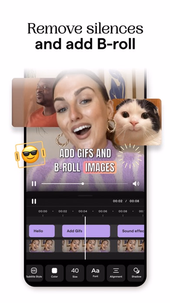 Mojo: AI Video & Reels Editor Screenshot 3 - AppWisp.com Mojo: AI Video & Reels Editor Screenshot 3 - AppWisp.com