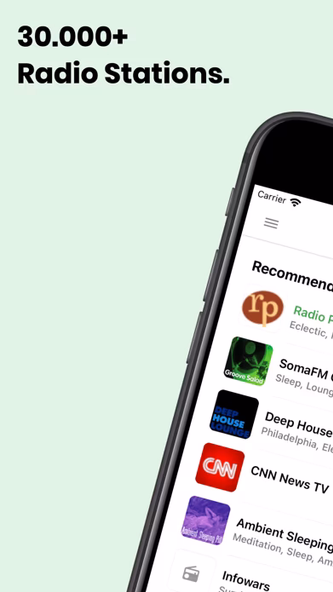 Radio App ‣ Screenshot 1 - AppWisp.com