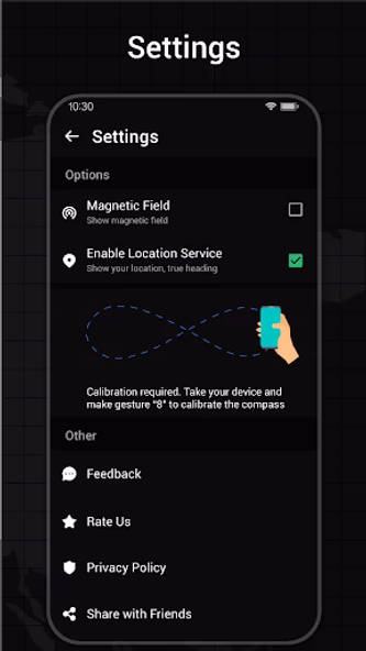 Compass App: Direction Compass Screenshot 4 - AppWisp.com Compass App: Direction Compass Screenshot 4 - AppWisp.com