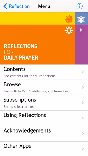 Reflections for Daily Prayer Screenshot 1 - AppWisp.com Reflections for Daily Prayer Screenshot 1 - AppWisp.com