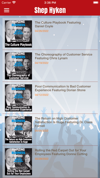Shep Hyken App Screenshot 3 - AppWisp.com Shep Hyken App Screenshot 3 - AppWisp.com