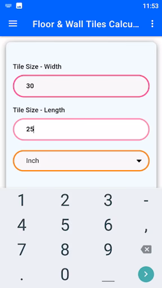 Floor & Wall Tiles Calculator Screenshot 1 - AppWisp.com Floor & Wall Tiles Calculator Screenshot 1 - AppWisp.com