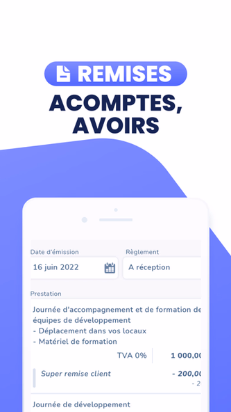 Tiime Invoice facture et devis Screenshot 4 - AppWisp.com Tiime Invoice facture et devis Screenshot 4 - AppWisp.com