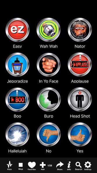 100's of Buttons & Sounds Lite Screenshot 2 - AppWisp.com 100's of Buttons & Sounds Lite Screenshot 2 - AppWisp.com