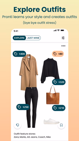 Pronti Style & AI Outfit Maker Screenshot 2 - AppWisp.com Pronti Style & AI Outfit Maker Screenshot 2 - AppWisp.com