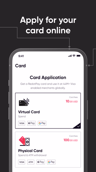 RedotPay: Crypto Card & Pay Screenshot 3 - AppWisp.com RedotPay: Crypto Card & Pay Screenshot 3 - AppWisp.com