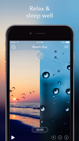 Relax Sounds - Relaxing Nature & Ambient Melodies - Help for Better Sleep, Baby Calming, White Noise, Meditation & Yoga Screenshot 4 - AppWisp.com Relax Sounds - Relaxing Nature & Ambient Melodies - Help for Better Sleep, Baby Calming, White Noise, Meditation & Yoga Screenshot 4 - AppWisp.com