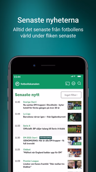 Fotbollskanalen Screenshot 4 - AppWisp.com Fotbollskanalen Screenshot 4 - AppWisp.com