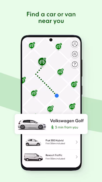 Europcar On Demand Car Sharing Screenshot 2 - AppWisp.com Europcar On Demand Car Sharing Screenshot 2 - AppWisp.com
