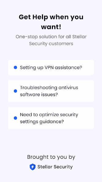 Stellar Security - Support Screenshot 4 - AppWisp.com Stellar Security - Support Screenshot 4 - AppWisp.com