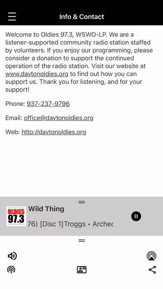 Oldies 97.3 WSWO-LP Screenshot 3 - AppWisp.com Oldies 97.3 WSWO-LP Screenshot 3 - AppWisp.com