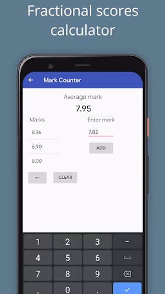 Mark Counter - Average mark Screenshot 4 - AppWisp.com Mark Counter - Average mark Screenshot 4 - AppWisp.com