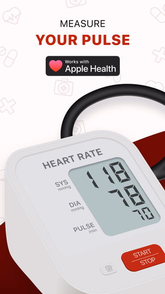 Heart Rate Health: Pulse Mate Screenshot 1 - AppWisp.com Heart Rate Health: Pulse Mate Screenshot 1 - AppWisp.com