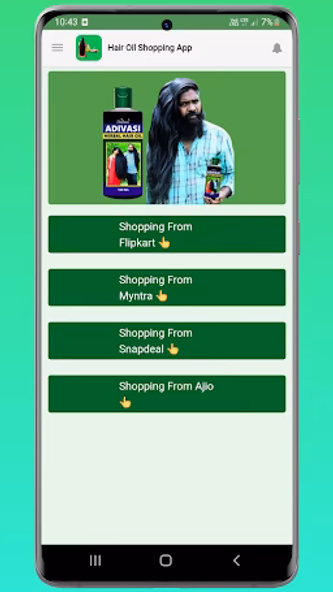 Hair Oil Online Shopping App Screenshot 1 - AppWisp.com Hair Oil Online Shopping App Screenshot 1 - AppWisp.com