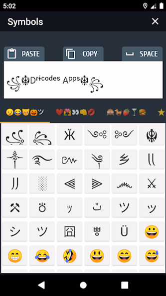 Cool text and symbols Screenshot 2 - AppWisp.com Cool text and symbols Screenshot 2 - AppWisp.com