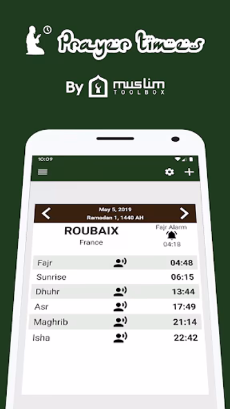 Prayer times: Qibla & Azan Screenshot 1 - AppWisp.com Prayer times: Qibla & Azan Screenshot 1 - AppWisp.com