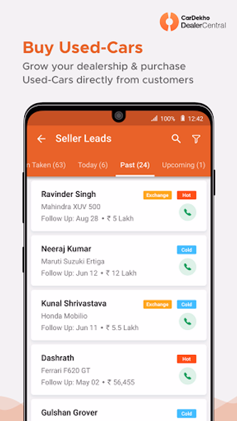 CarDekho DealerCentral Screenshot 3 - AppWisp.com CarDekho DealerCentral Screenshot 3 - AppWisp.com