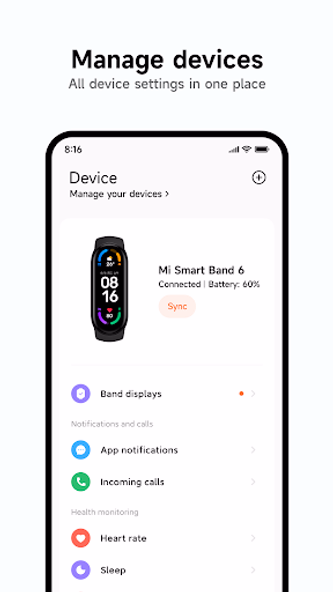Mi Fitness (Xiaomi Wear) Screenshot 3 - AppWisp.com Mi Fitness (Xiaomi Wear) Screenshot 3 - AppWisp.com