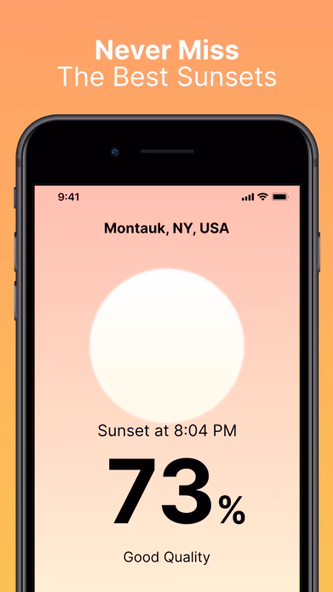 Helio - Sunset Forecast Screenshot 1 - AppWisp.com Helio - Sunset Forecast Screenshot 1 - AppWisp.com