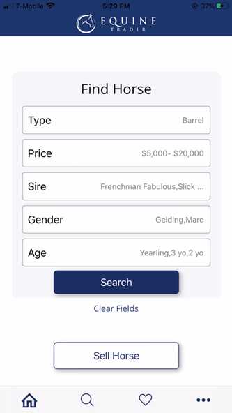 EquineTrader Screenshot 1 - AppWisp.com EquineTrader Screenshot 1 - AppWisp.com