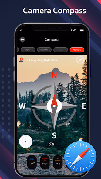 Digital Compass for Android Screenshot 4 - AppWisp.com Digital Compass for Android Screenshot 4 - AppWisp.com