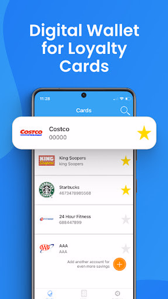 Key Ring: Loyalty Card App Screenshot 1 - AppWisp.com Key Ring: Loyalty Card App Screenshot 1 - AppWisp.com