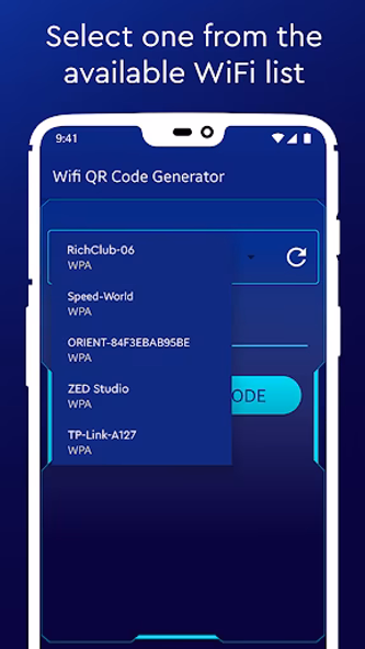 WiFi QR Code Generator & Scann Screenshot 2 - AppWisp.com WiFi QR Code Generator & Scann Screenshot 2 - AppWisp.com