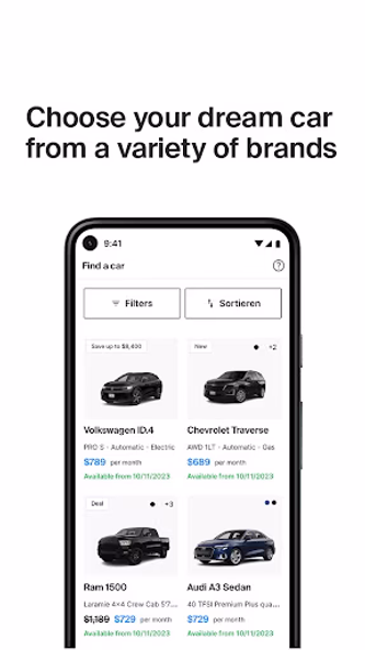 FINN | Car Subscription Screenshot 2 - AppWisp.com FINN | Car Subscription Screenshot 2 - AppWisp.com