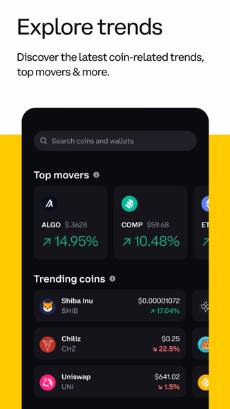 Coinbase Wallet: NFTs & Crypto Screenshot 3 - AppWisp.com Coinbase Wallet: NFTs & Crypto Screenshot 3 - AppWisp.com