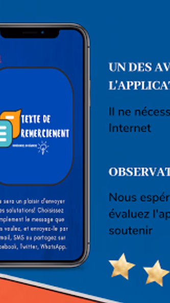 TEXTE DE REMERCIEMENT Screenshot 1 - AppWisp.com TEXTE DE REMERCIEMENT Screenshot 1 - AppWisp.com