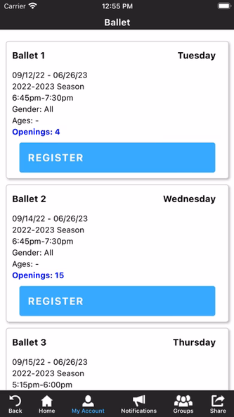 Occhipinti Dance Company Screenshot 3 - AppWisp.com Occhipinti Dance Company Screenshot 3 - AppWisp.com