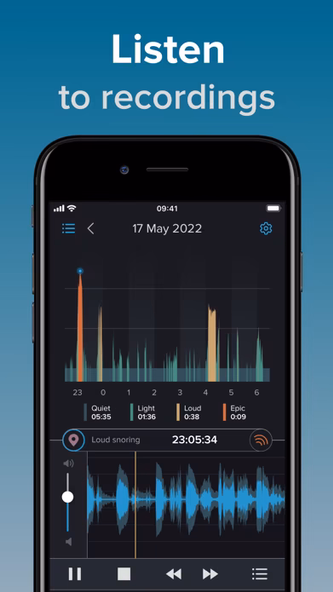 SnoreLab : Record Your Snoring Screenshot 4 - AppWisp.com SnoreLab : Record Your Snoring Screenshot 4 - AppWisp.com
