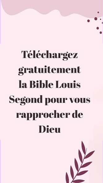 Bible Louis Segond avec audio Screenshot 2 - AppWisp.com Bible Louis Segond avec audio Screenshot 2 - AppWisp.com