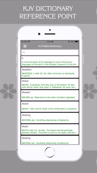 KJV Bible Dictionary - Offline Screenshot 1 - AppWisp.com KJV Bible Dictionary - Offline Screenshot 1 - AppWisp.com